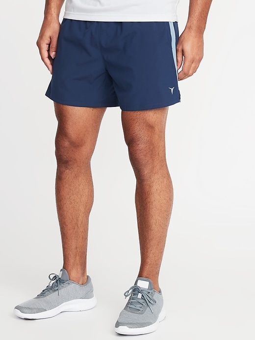 View large product image 1 of 1. Quick-Drying 4-Way-Stretch Run Shorts - 5-inch inseam