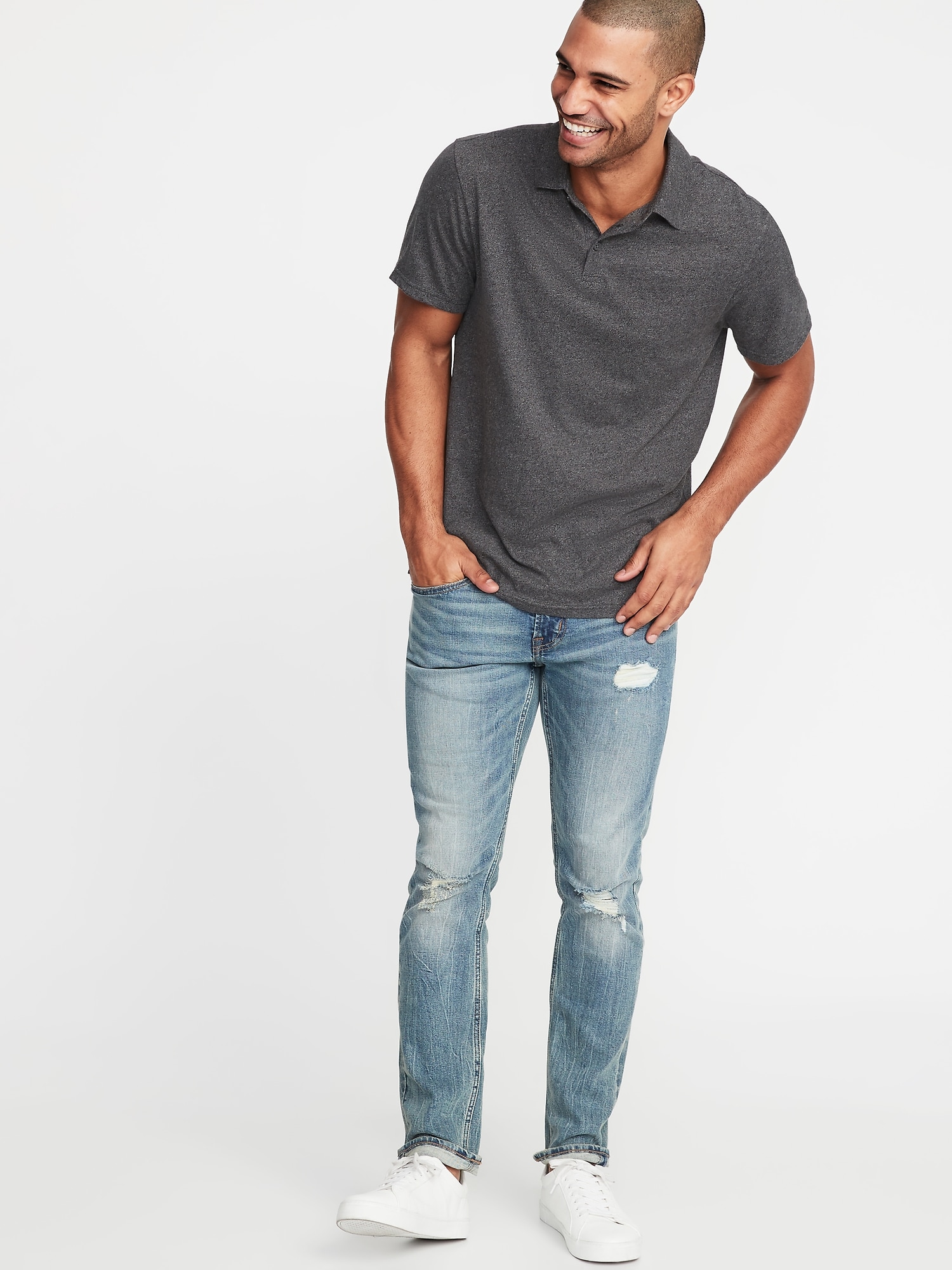 Soft-Washed Jersey Polo for Men | Old Navy