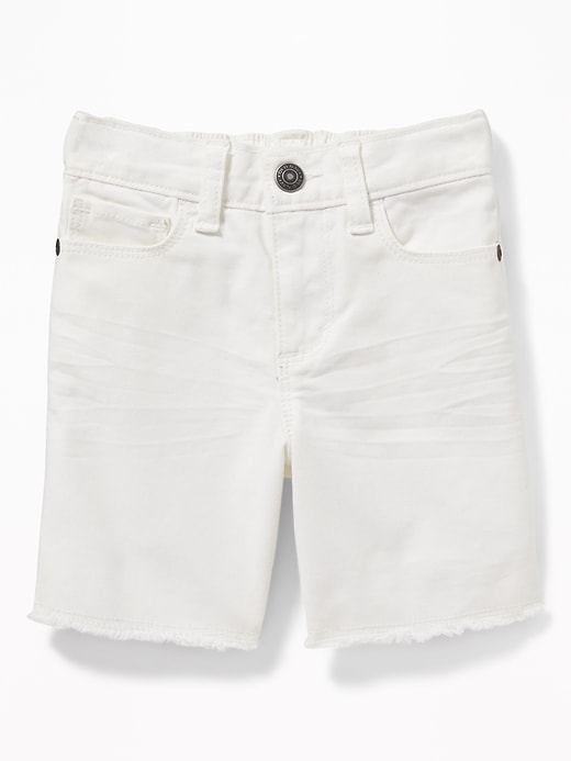 View large product image 1 of 1. Built-In Flex Canvas Cut-Off Shorts for Toddler Boys