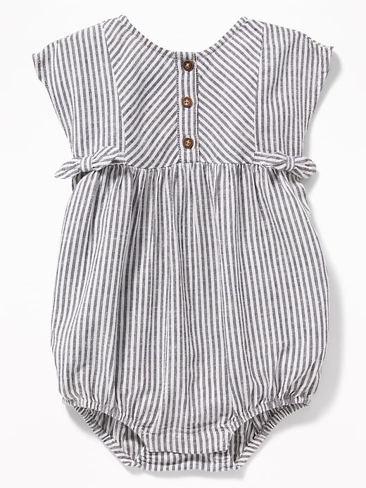 View large product image 1 of 2. Striped Bubble Romper for Baby