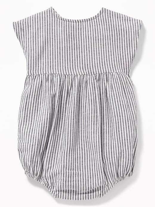 View large product image 2 of 2. Striped Bubble Romper for Baby