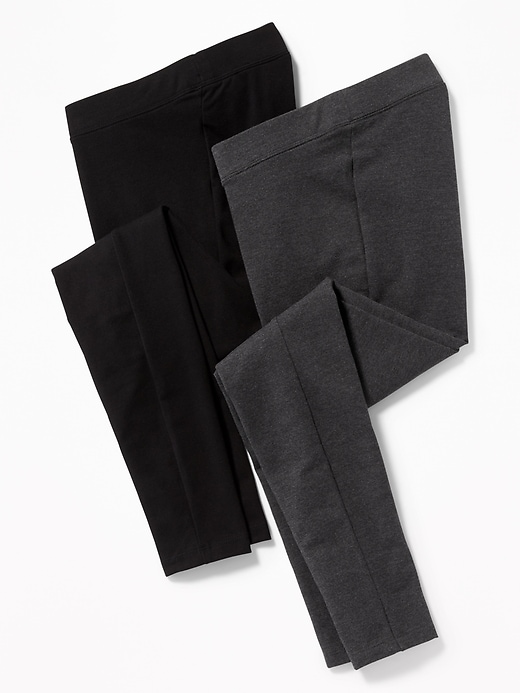 Maternity Front Low Panel Leggings 2-Pack