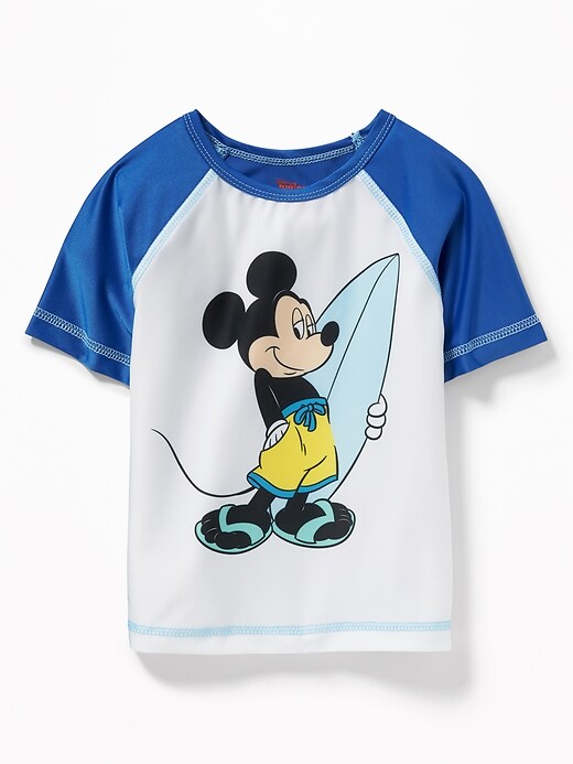 View large product image 1 of 2. Disney&#169 Mickey Mouse Rashguard for Toddler Boys