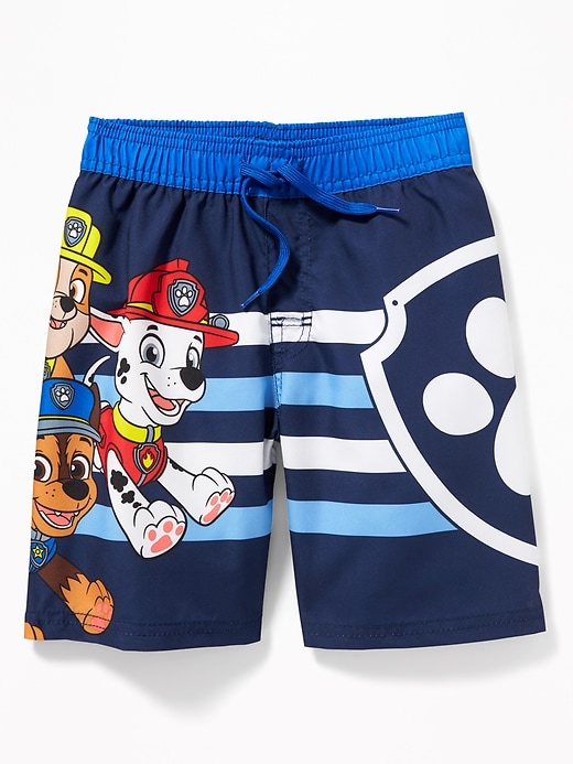 View large product image 1 of 2. Paw Patrol&#153 Swim Trunks for Toddler Boys