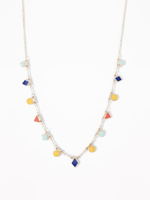 View large product image 1 of 2. Multi-Stone Statement Necklace For Women