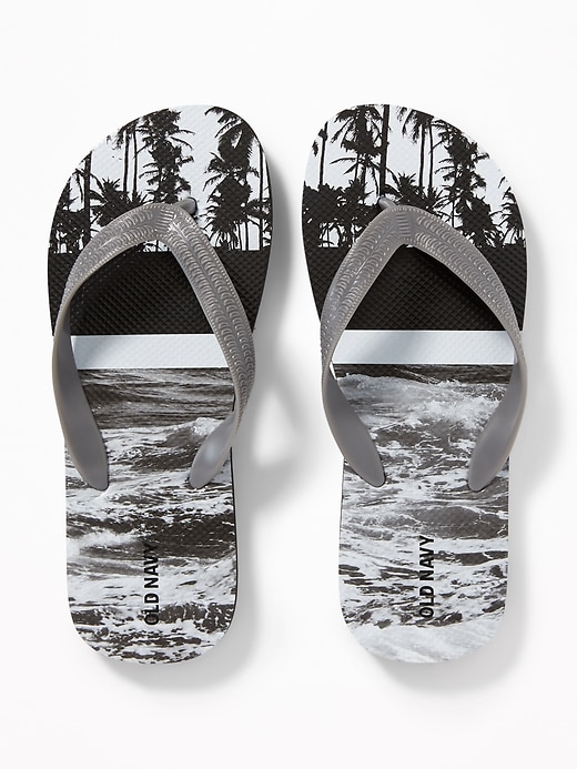 View large product image 1 of 1. Printed Flip-Flops for Boys