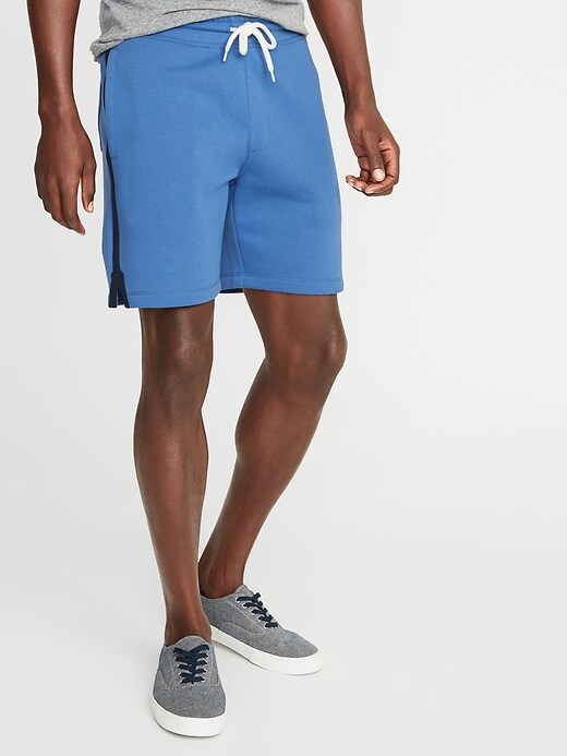 View large product image 1 of 1. Side-Stripe Jogger Shorts - 7.5-inch inseam