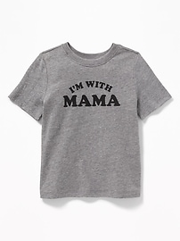 View large product image 3 of 3. "I'm With Mama" Tee for Toddler Boys
