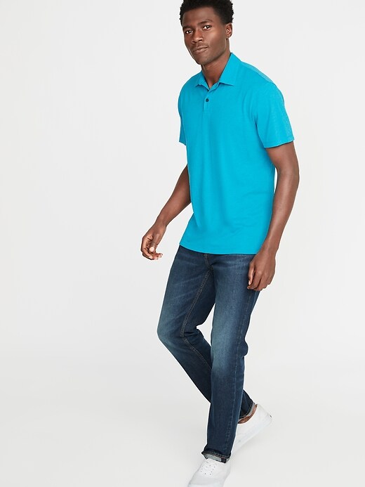 Image number 3 showing, Soft-Washed Jersey Polo