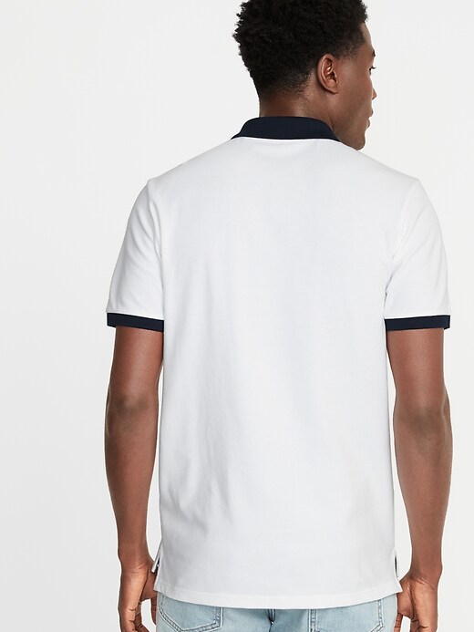 Image number 2 showing, Built-In Flex Moisture-Wicking Color-Blocked Pro Polo