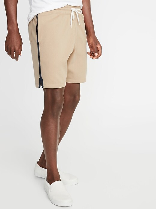 View large product image 1 of 2. Side-Stripe Jogger Shorts - 7.5-inch inseam