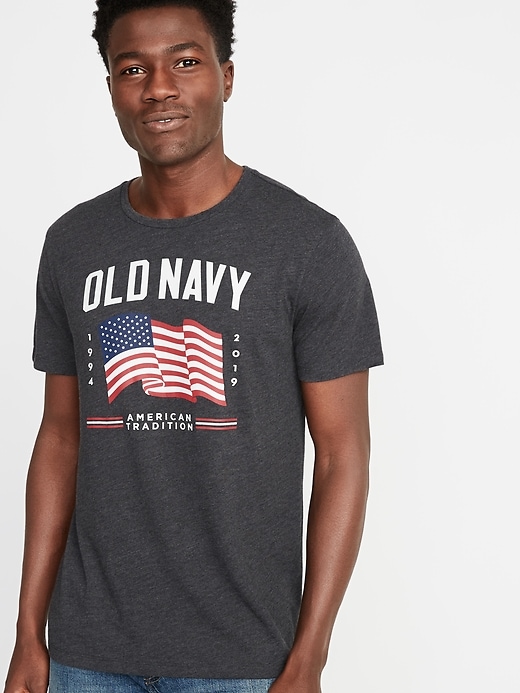 View large product image 1 of 1. 2019 Flag Graphic Tee