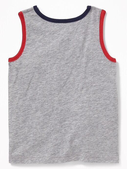 View large product image 2 of 3. Americana-Graphic Tank for Toddler Boys