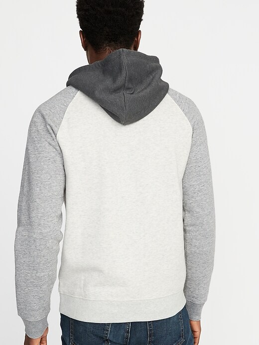 Image number 2 showing, Color-Blocked Pullover Hoodie