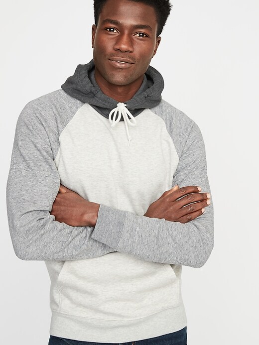Image number 4 showing, Color-Blocked Pullover Hoodie