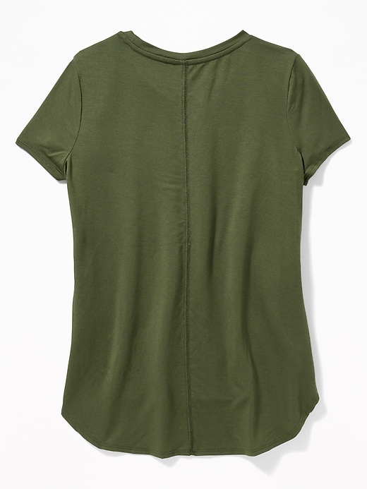 View large product image 2 of 2. Graphic Tulip-Hem Tunic Tee for Girls
