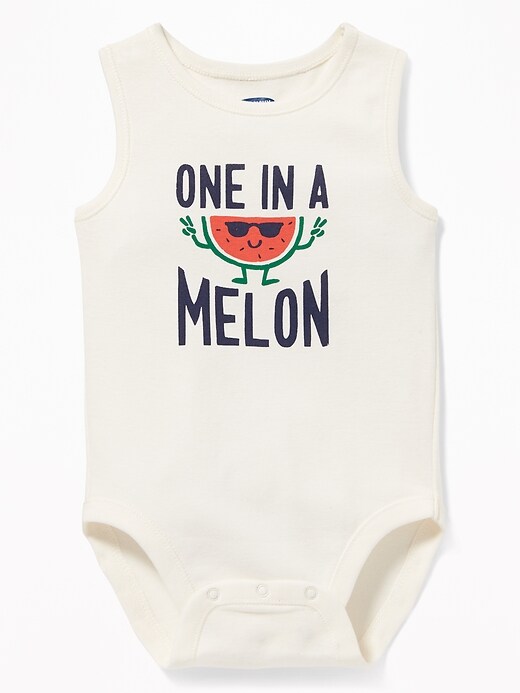 View large product image 1 of 1. Graphic Sleeveless Bodysuit for Baby