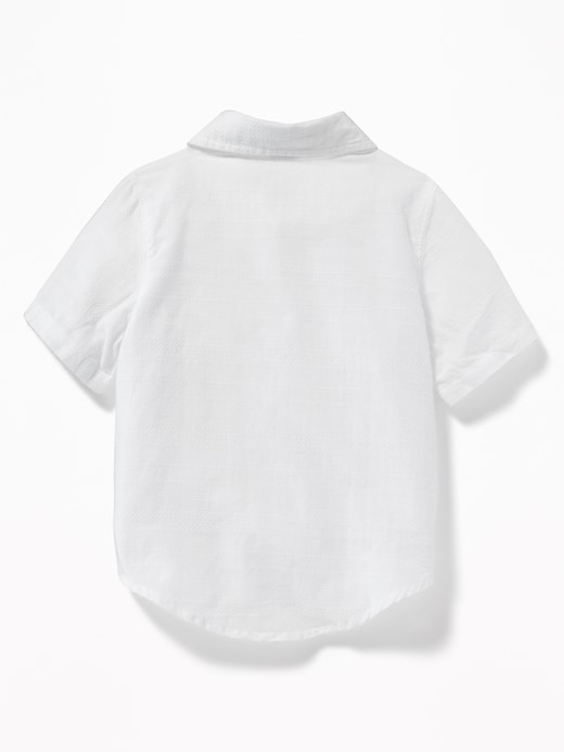 View large product image 2 of 4. Soft-Washed Dobby Shirt for Toddler Boys