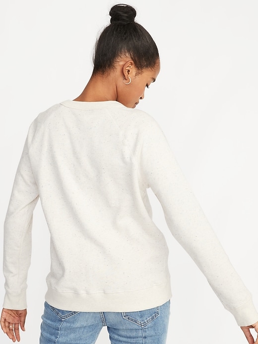 Image number 2 showing, Relaxed Vintage Crew-Neck Sweatshirt for Women