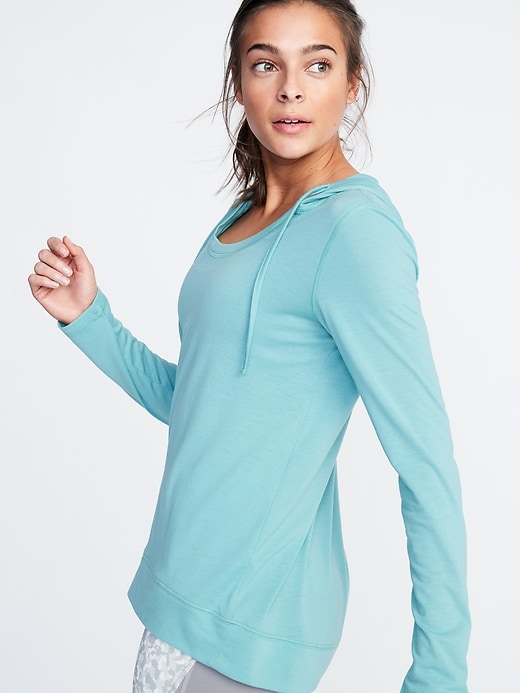 Image number 4 showing, Lightweight Performance Pullover Hoodie for Women