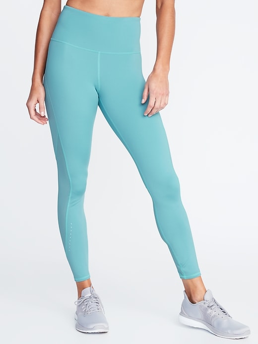 View large product image 1 of 2. High-Waisted 7/8-Length Run Leggings For Women