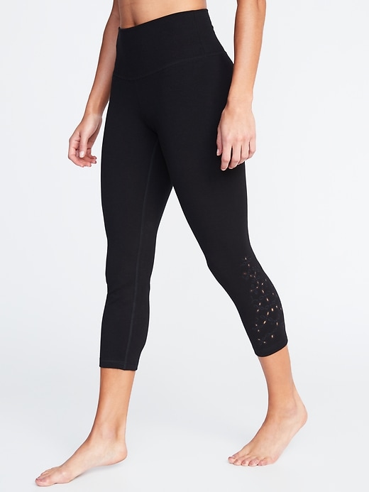 View large product image 1 of 1. High-Waisted Balance Yoga Crops For Women
