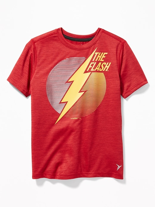 View large product image 1 of 3. DC Comics&#153 The Flash&#153 Go-Dry Tee for Boys