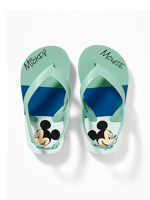 View large product image 1 of 1. Disney&#169 Mickey Mouse Flip-Flops For Toddler Boys
