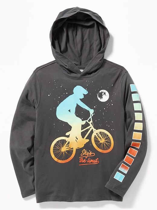 View large product image 1 of 3. Graphic Softest Tee Hoodie for Boys