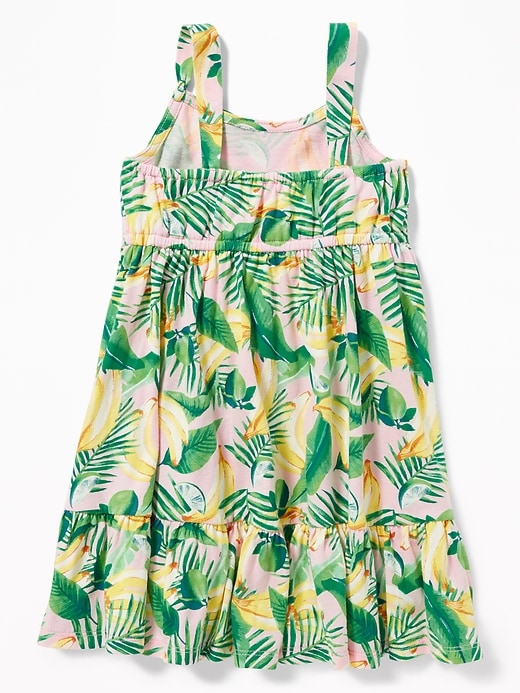 View large product image 2 of 3. Printed Jersey Fit & Flare Dress for Toddler Girls