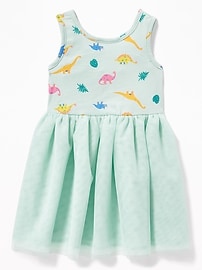 View large product image 3 of 3. Printed Tutu Tank Dress for Toddler Girls