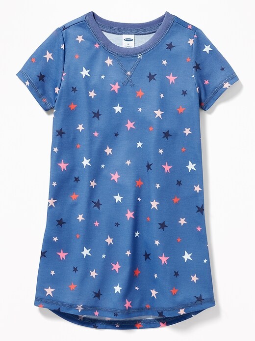 View large product image 1 of 1. Star-Print Sleep Dress For Toddler Girls & Baby