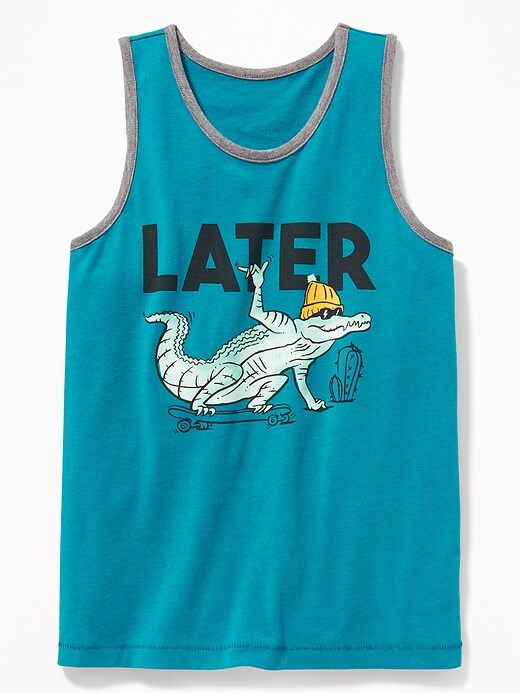 View large product image 1 of 1. Graphic Tank for Boys