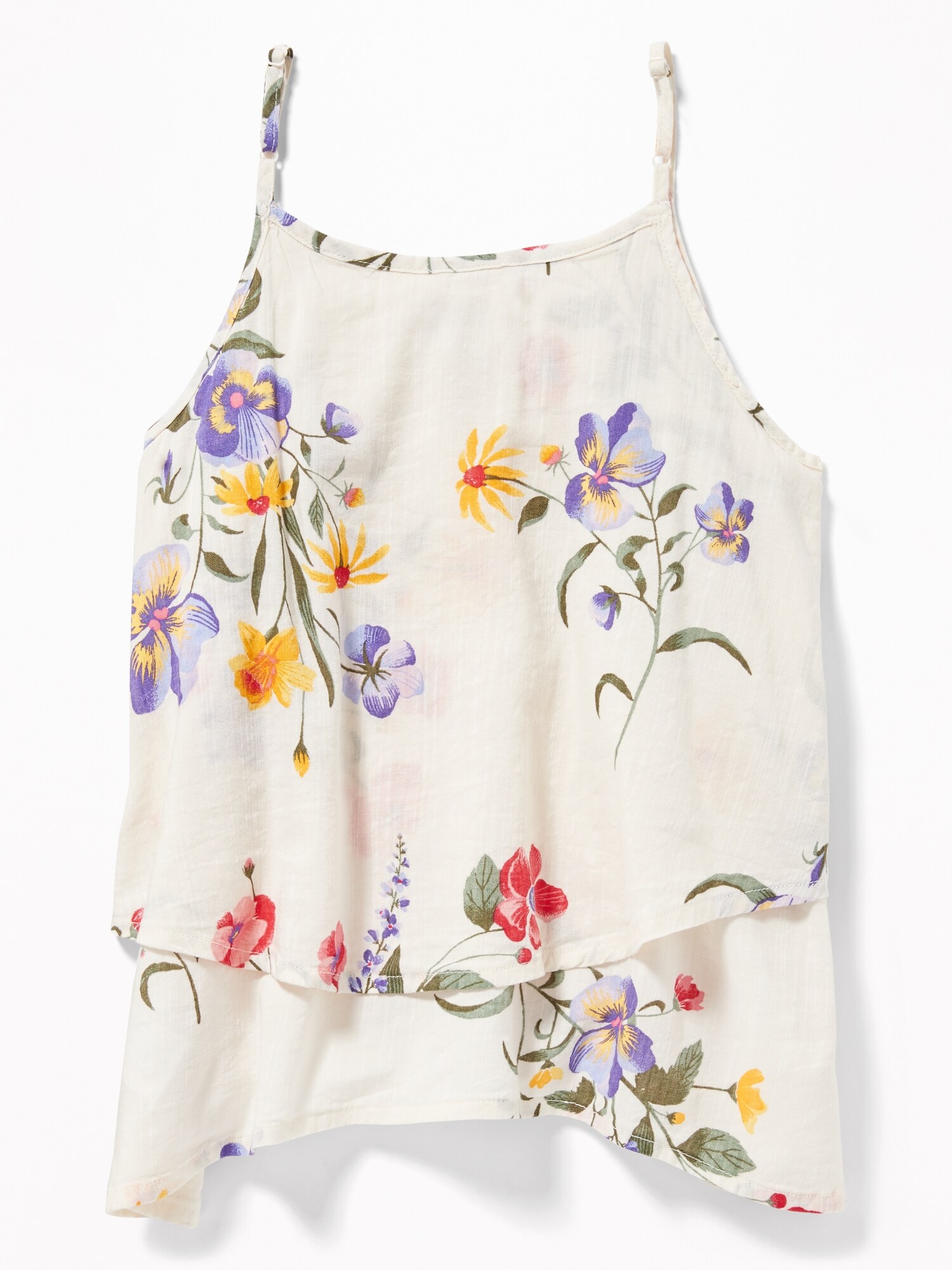 Tiered Floral-Print Swing Cami for Girls | Old Navy