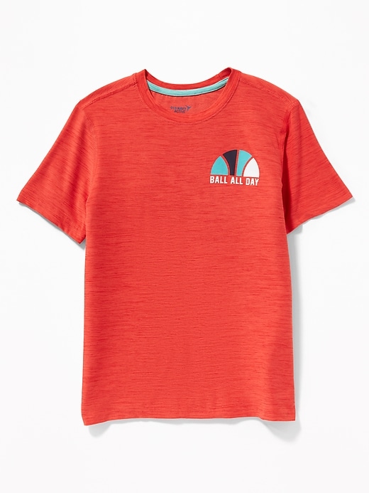 View large product image 1 of 2. Graphic Breathe ON Go-Dry Tee for Boys