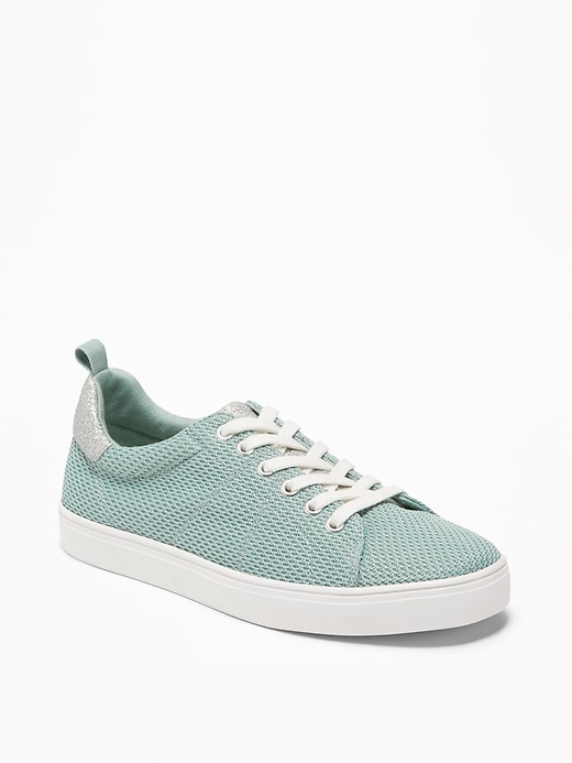 View large product image 1 of 1. Pique-Mesh Sneakers for Girls