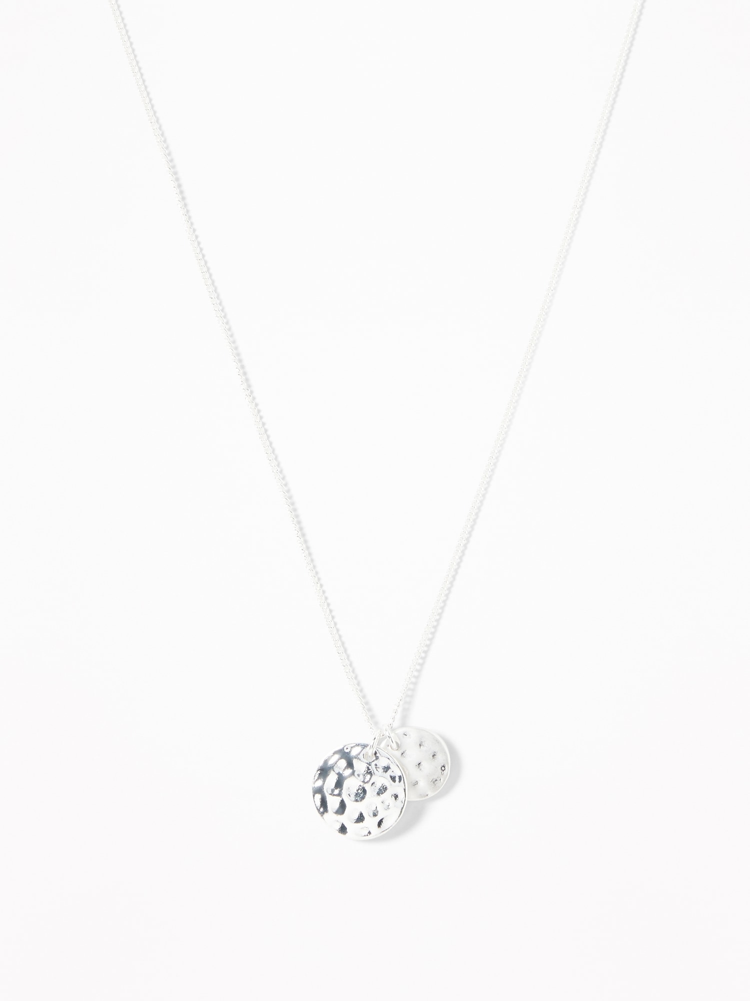 Hammered-Coin Pendant Necklace For Women | Old Navy