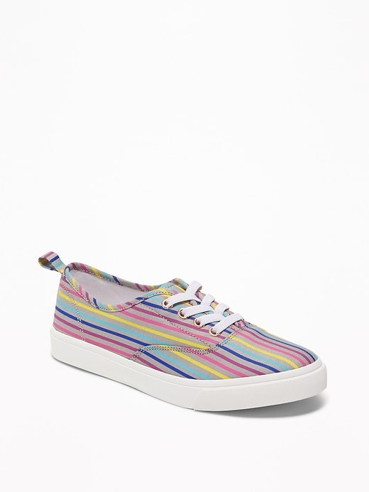 Printed Elastic-Lace Sneakers for Girls | Old Navy