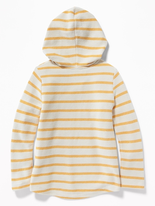 View large product image 2 of 2. Striped Graphic Cali-Fleece Pullover Hoodie for Girls