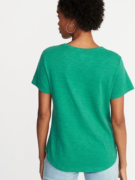 Image number 2 showing, EveryWear Slub-Knit T-Shirt for Women
