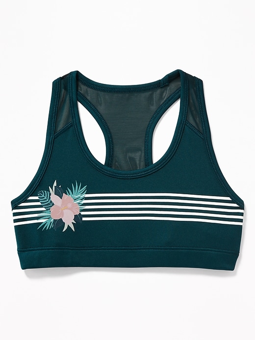 View large product image 1 of 2. Go-Dry Racerback Sports Bra for Girls
