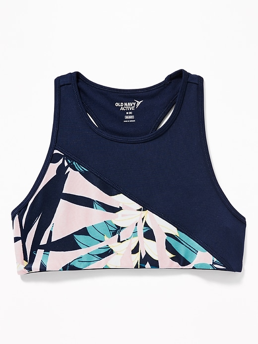 View large product image 1 of 2. Go-Dry Racerback Sports Bra for Girls