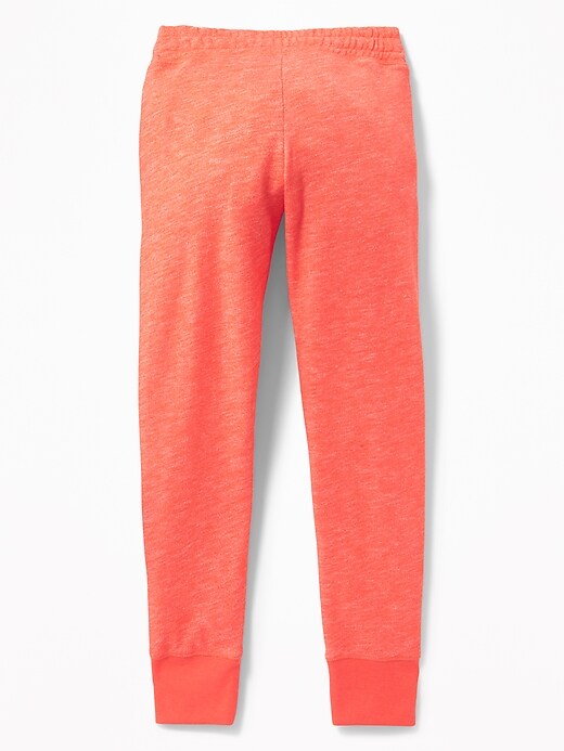 View large product image 2 of 2. Graphic Slub-Knit Joggers for Girls