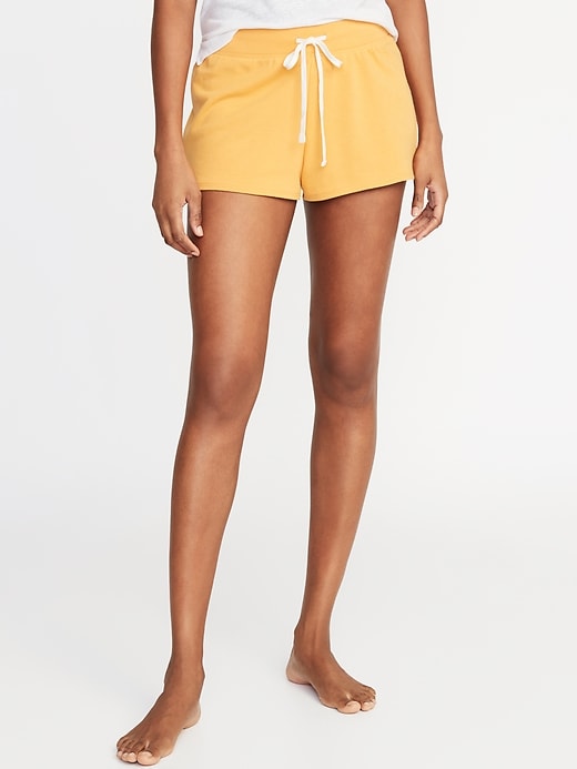 View large product image 1 of 2. French Terry Shorts for Women - 2-inch inseam