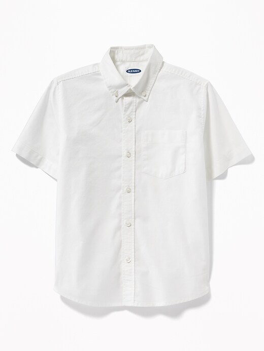 View large product image 1 of 3. Uniform Oxford Stretch Shirt For Boys