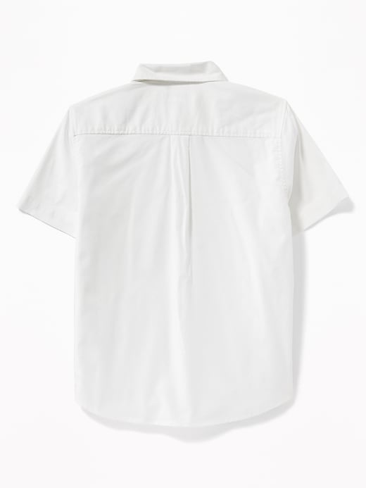 View large product image 2 of 3. Uniform Oxford Stretch Shirt For Boys