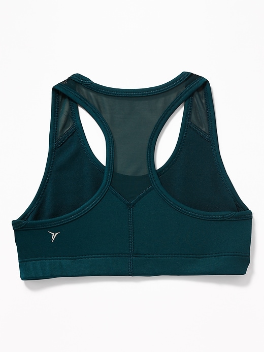 View large product image 2 of 2. Go-Dry Racerback Sports Bra for Girls