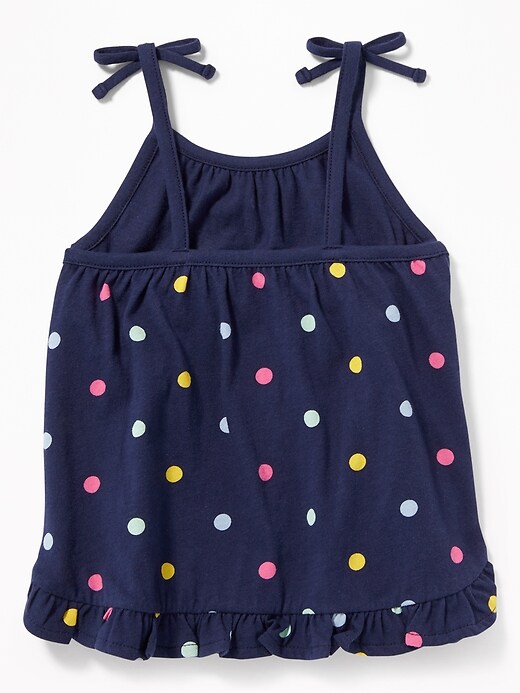 View large product image 2 of 2. Ruffle-Hem Jersey Tank for Toddler Girls