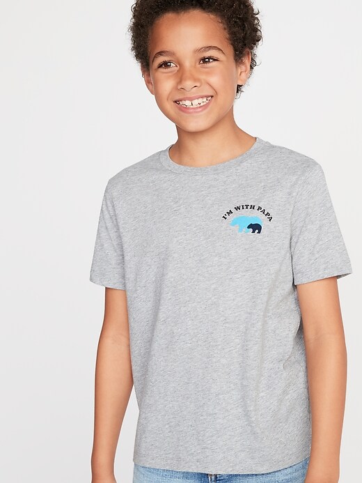 View large product image 1 of 2. Graphic Crew-Neck Tee For Boys