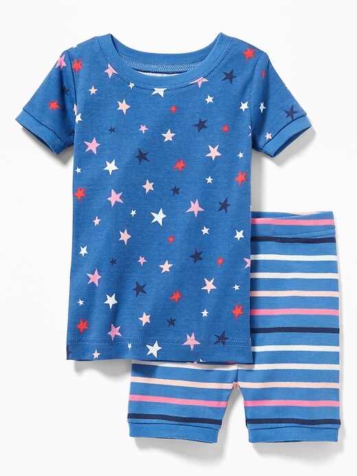 View large product image 1 of 1. Stars & Stripes Sleep Set For Toddler Girls & Baby